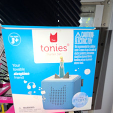 Tonies Toniebox Starter Set Frozen Light Blue w/ Power Adapter, Ages 3
