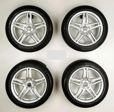 Mercedes E-Klasse R1ES W213 Borbet XRT Räder Silber 245/45R18 Continental RDK