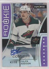 2021 Upper Deck Synergy Rookies Purple 43/99 Calen Addison Rookie Auto RC 1t4u