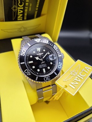 Invicta watch 0420 Pro Diver Automatic Black Dial Titanium