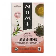 Thé Vert Bio Au Jasmin 18 Sachets Par Numi Tea