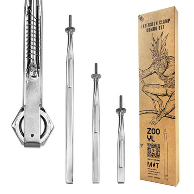 Zooyl Spring-Loaded Extension Clamps Tri-Pack Exclusive Spring-Loaded Mechanism