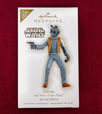 Hallmark Keepsake 2009 Greedo Star Wars A New Hope Limited Edition Ornament NIB