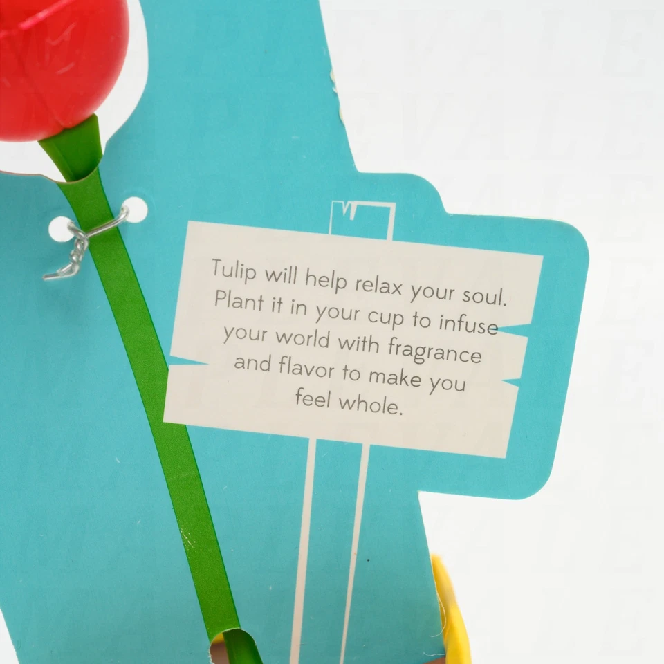 Infusor de té de tulipán OTOTO - Silicona grado alimenticio té más empinado regalo primavera flor roja Foto 3 de 4