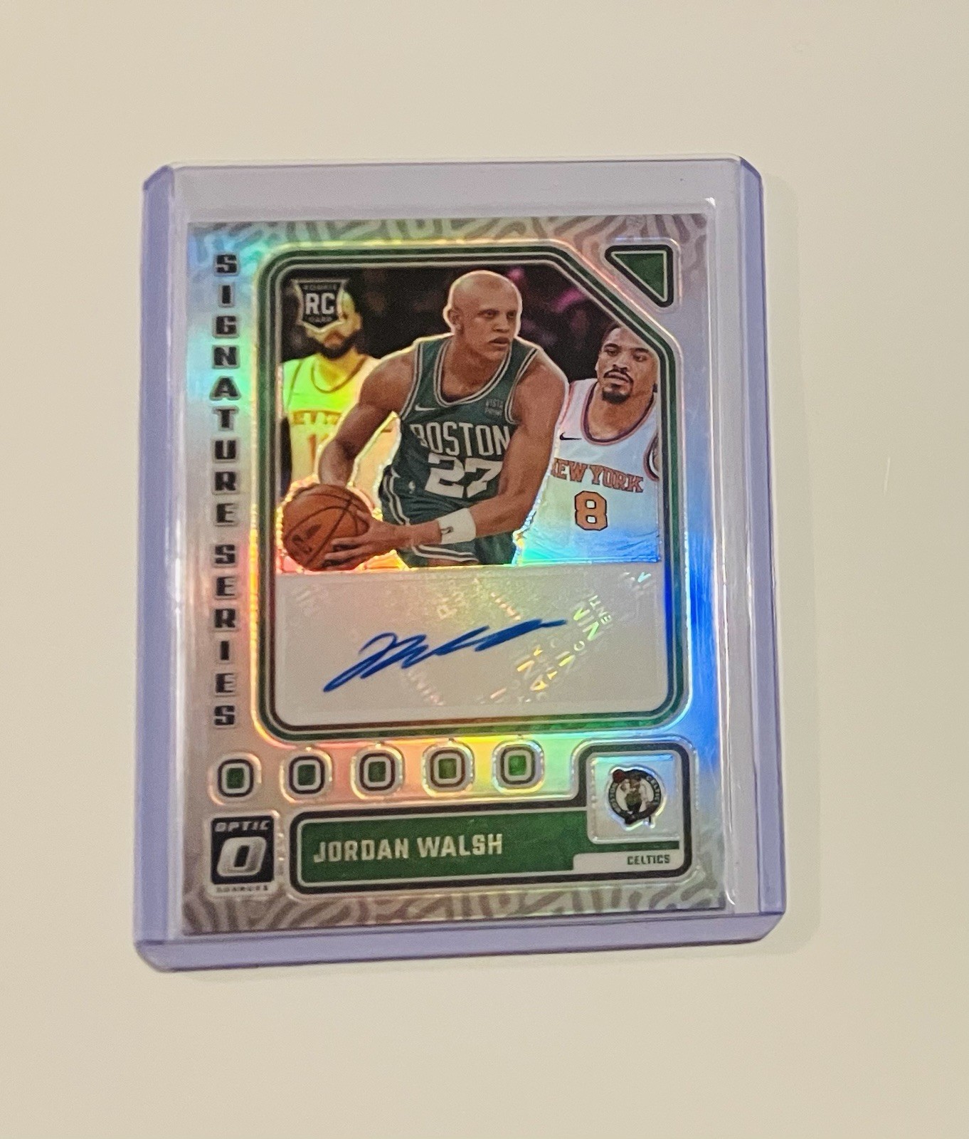 2023-24 Donruss Optic Signature Series Prizm Jordan Walsh #SS-WAL (AU, RC)