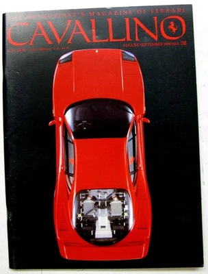 CAVALLINO FERRARI Sport Car ENTHUSIASTS Magazine AUG/SEP 1990 No. 58 - Image 1 of 4