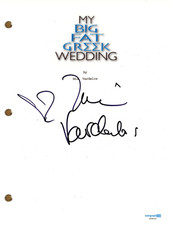 Nia Vardalos "My Big Fat Greek Wedding" Signed Autograph Full Movie Script ACOA Nia Vardalos "My Big Fat Greek Wedding" Signed Autograph Full Movie Script ACOA