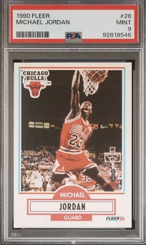 1990 Fleer Michael Jordan #26 - PSA 9