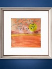 Desert Tree Blooms Contemporary Expressionist Original 12x12 Watercolor Signed — photo 7