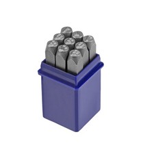 Number Metal Stamp Set, 3/16" 5mm, Digital 0 to 9, Steel Numbers Punch Sets