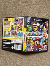 Mario Party 4 - Nintendo Gamecube - OFFICIAL ARTWORK / INLAY & CASE ONLY