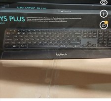 LOGITECH MX Keys Plus Wireless Keyboard Black - Brand New (QWERTZ)