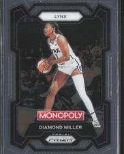 Diamond Miller 2024 Panini Prizm Monopoly WNBA #9 Minnesota Lynx