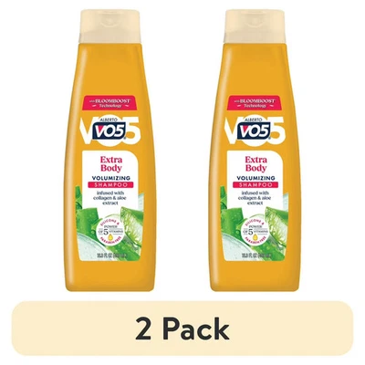 V05 (2 pack) Alberto VO5 Extra Body Volumizing Shampoo with Collagen for All Hair Ty