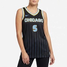 Nike Chicago Sky Angel Reese Explorer Edition Jersey Black Womens Large