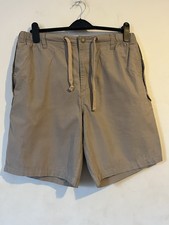 Maine Chino Shorts Men, W34, Cotton, Beige
