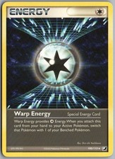 WARP ENERGY 100/115 UNCOMMON UNSEEN FORCES POKEMON