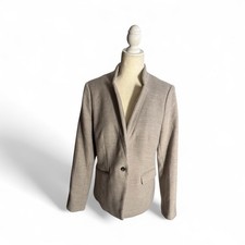 Banana Republic factoy point Collar Blazer office Siren Single Button closure