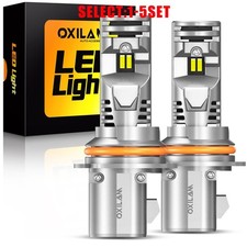 200W 9004 HB1 LED Headlight Bulbs 80000LM 6500K High Low Beam Dual Beam 2-10X