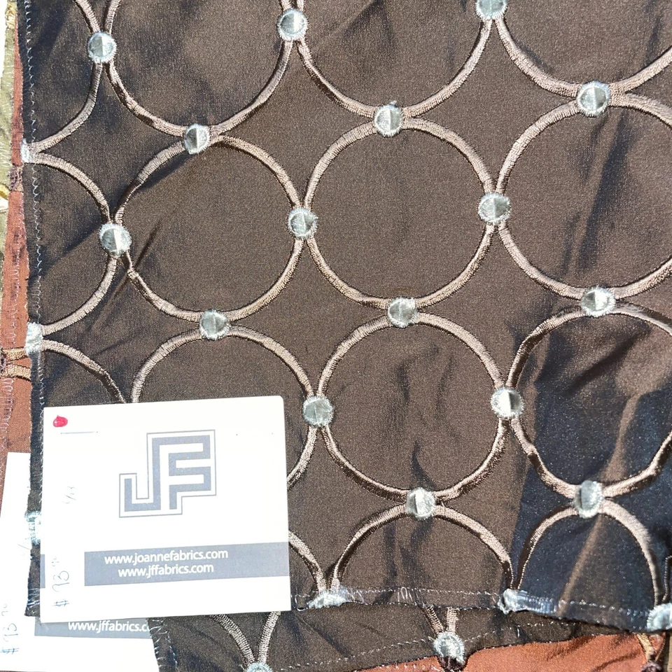 Upholstery Fabric sample lot Of 27 Pieces Designer fabrics - Image 4 of 4