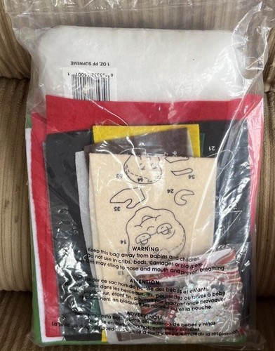 NIP Merrystockings 18” Christmas Felt Stocking Kit Mrs Claus - Picture 2 of 2
