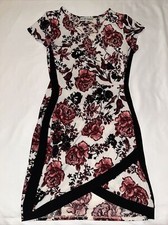 CRAVE FAME Womens Short Sleeve Short Dress L