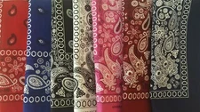 BANDANA New 100% Cotton BANDANA 22"X 22" 7 Colors 
