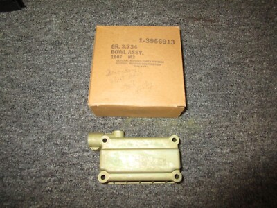 67 corvette holley carbuerator secondary float bowl GM NOS 1-3966913