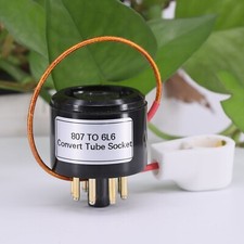 1PC Convert Tube Socket Adapter FU-7 FU7 807  TO 6L6 Tube Amplifier Audio DIY