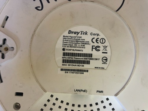 Draytek VigorAP 910C Wireless AP This item have a decolourization (Inc VAT) - Picture 4 of 6
