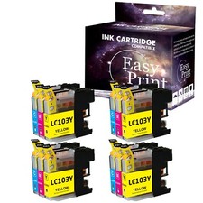 12PK LC103XL LC103 Ink Cartridge for MFC-J470DW MFC-J475DW MFC-J650DW Printer