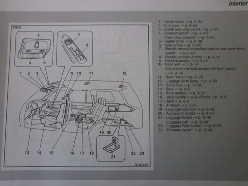 MITSUBISHI SHOGUN SPORT HANDBOOK MANUAL PACK post f/lift 2000 - pre f/lift 2004 - Picture 5 of 12