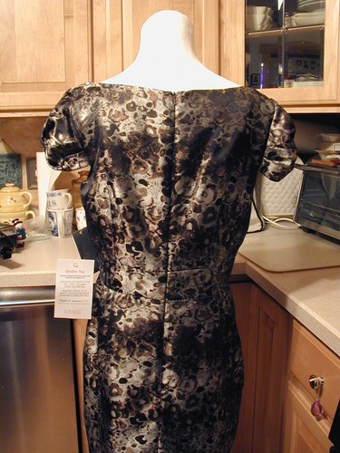 NEU MIT ETIKETT DONNA RICCO SCHWARZ GRAU BRAUN BEDRUCKT ABENDKLEID GRÖSSE 12 - Bild 8 von 10