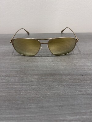 Maui Jim Beaches Sunglasses MJ 541 Square Gold  57mm Custom-Read-Description