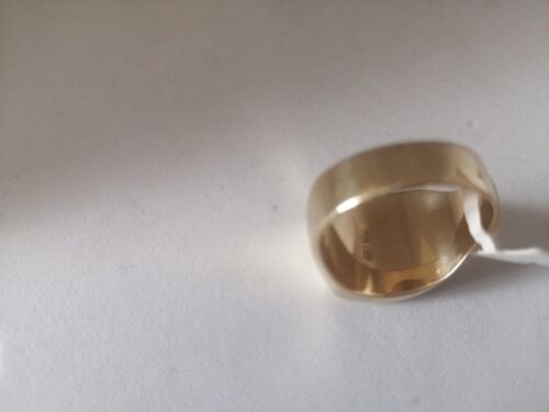 Anello uomo onice quadrato pesante oro giallo massiccio 10 carati originale nuova dichiarazione misura 10 - Foto 14 di 23
