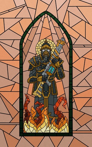 Gothic Stained Glass Walls for Wargaming Terrain building - free postage - Picture 29 of 34