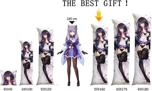 Kissenhülle VTuber Tokino Sora Dakimakura Doppelseitiger Druck Kissenbezug Umarmend B - Bild 2 von 11