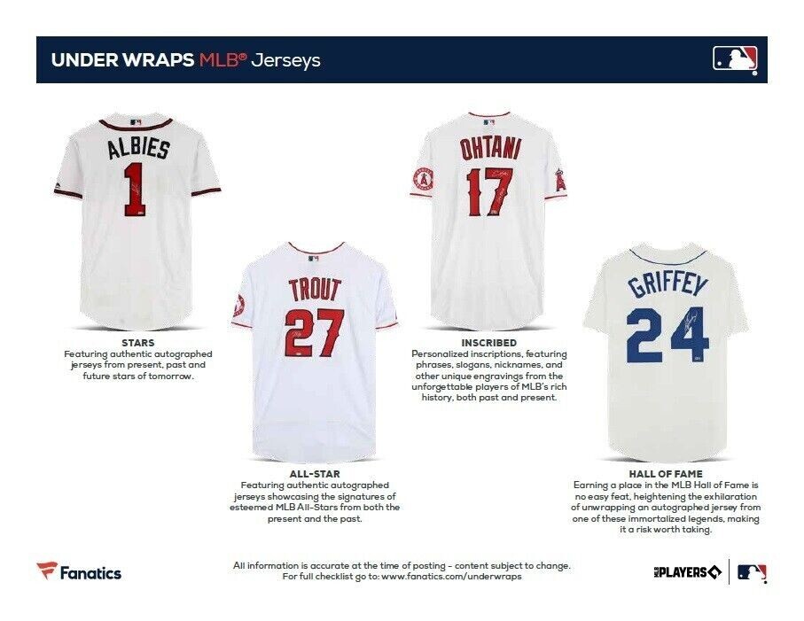 2023 Fanatics Under Wraps Autographed Jersey Box | eBay