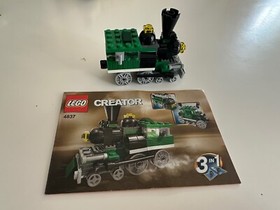 4 sets lego creator 3 in 1 Jet plane, helicopter, racing car, train.