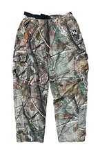 Arctic Shield H4 Series RealTree Camo Hunting Pants Quilt Insulated Lined Medium