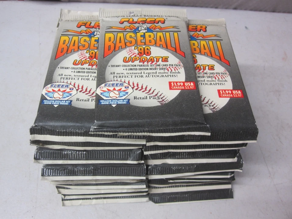 Fleer Baseball '96 Update Sealed Retail Pack Trading Card Set - Lot of 27 - Image 2 of 4