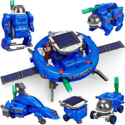 STEM 6-in-1 Education Solar Power Robots Toys for Boys Age 8-12, Science Kit ...