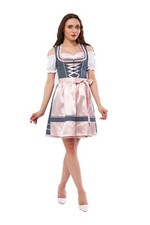 0348 Dirndl Oktoberfest German Austrian Dress Sizes: 32.34.36.38.40.42.44.46