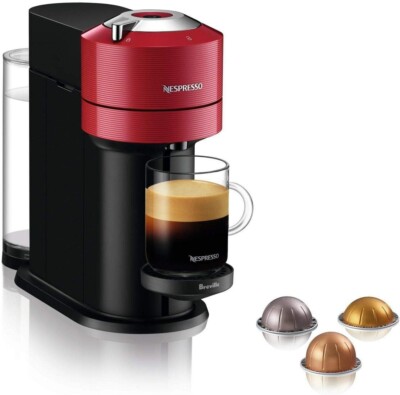 Nespresso Vertuo Next Coffee & Espresso Machine by Breville Cherry Red 1.1 L
