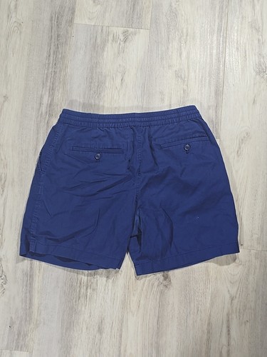 J.Crew New York Mens drawstring Short Size Medium navy blue - Picture 4 of 6