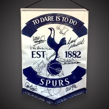 Tottenham Hotspur “SPURS” Signed By 11 Pennant Bid From £35