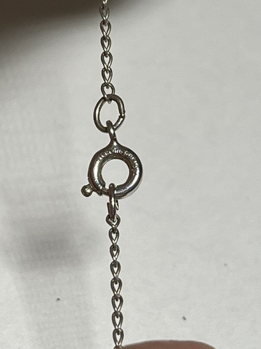 Vintage Speidel Sterling Chain Pendant Marcasite Black Stone Heart Revival I1320 - Picture 8 of 9
