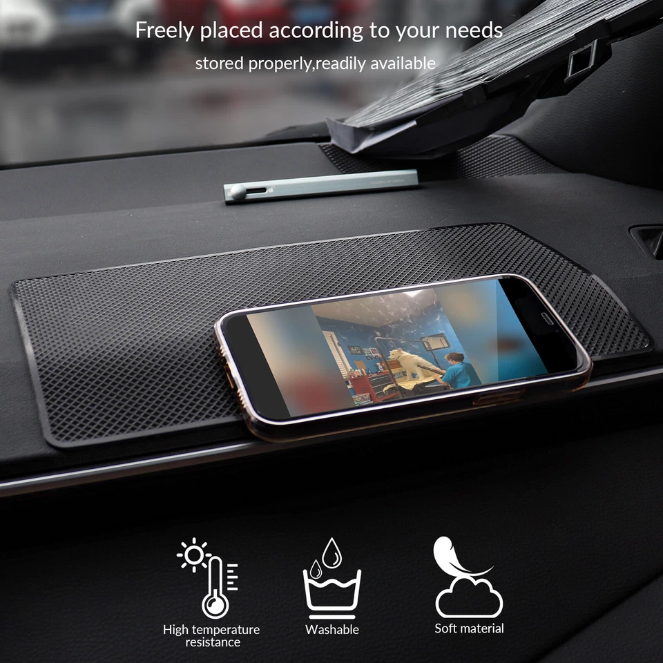 Car Magic Anti-Slip Dashboard Sticky Pad Non-slip Mat GPS Cell Dash Phone Holder - Image 4 of 4