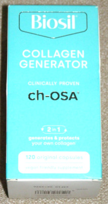 BIOSIL HAIR SKIN NAILS CH-OSA COLLAGEN GENERATOR 120 VEG CAPSULES EXP. 06/2026