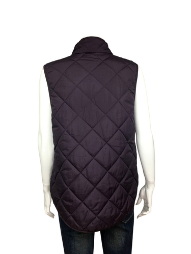 41 Hawthorn Stitch Fix Sz Large Dark Purple Wilco Solid Quilted Vest - Picture 4 of 7